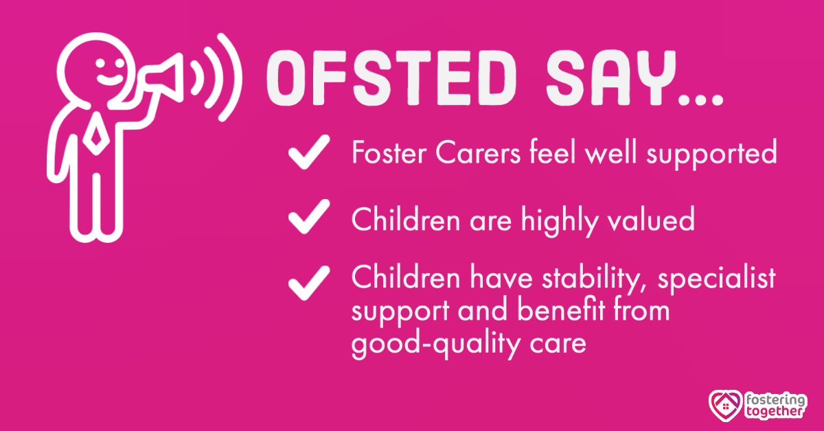 Find out what Ofsted have to say about Fostering Together since their first visit!