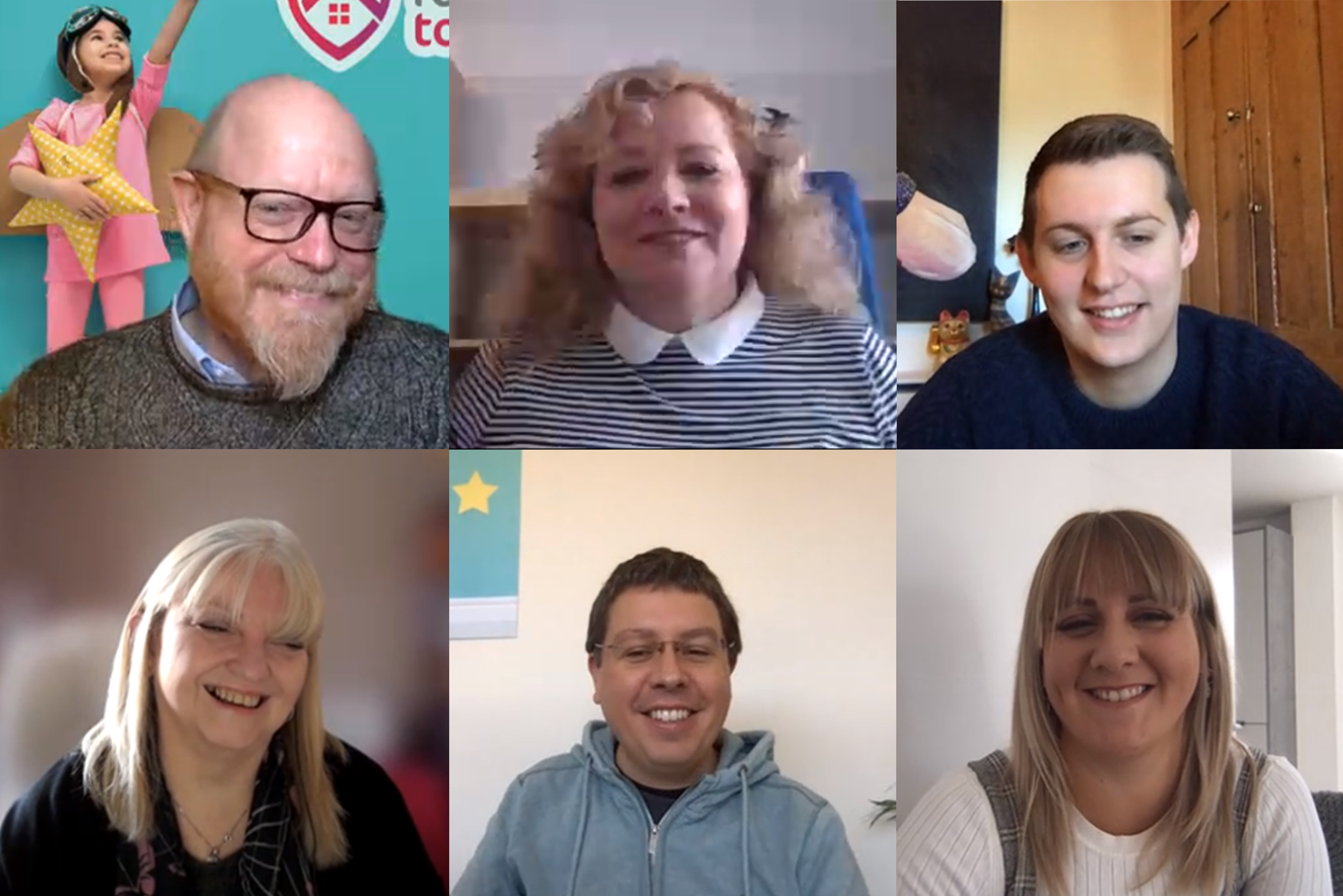 Our first online team photo