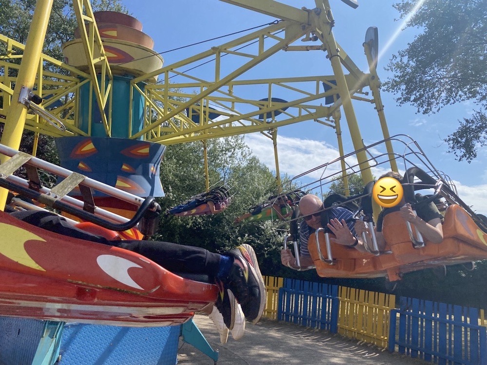 Neil and C learning to fly!