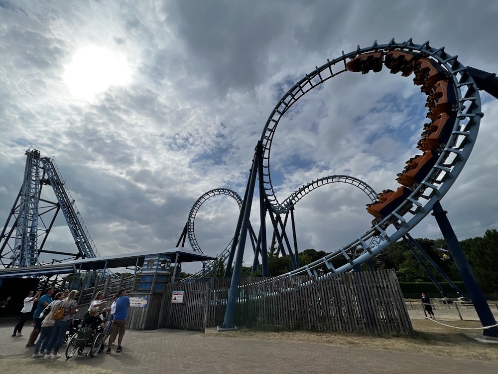 Sizing up before we got on!