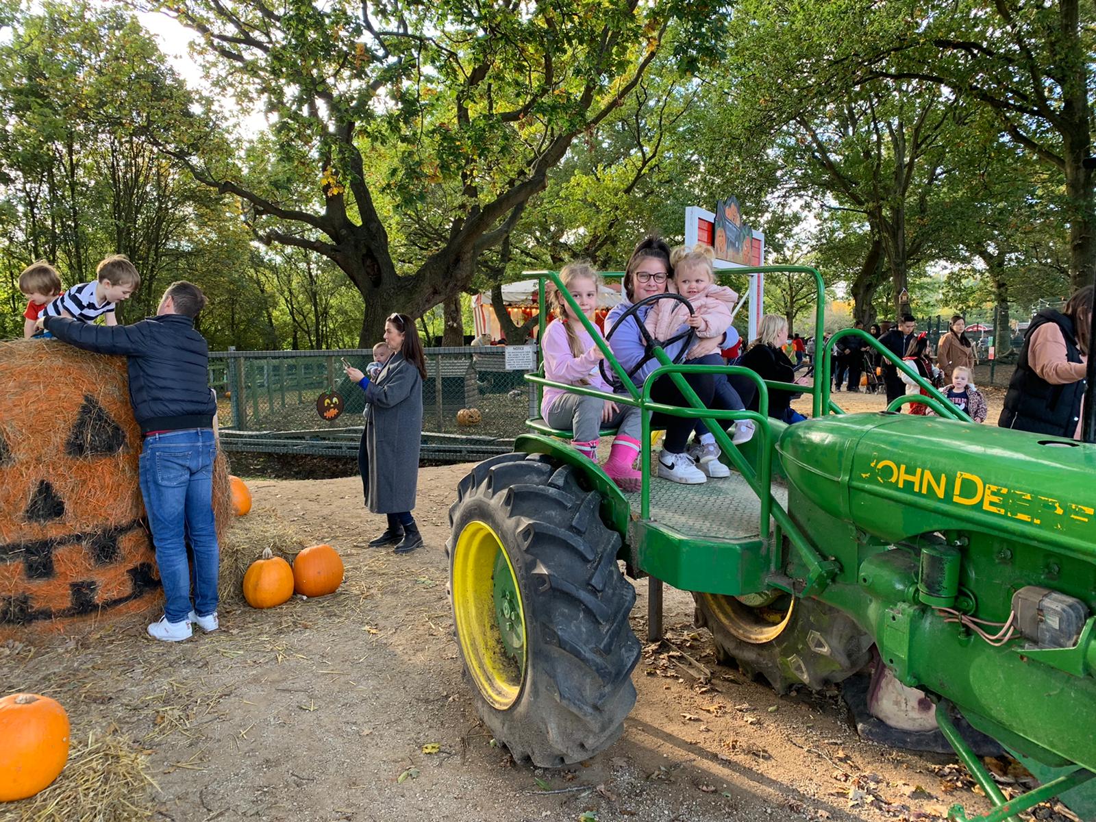Riding the Tractor