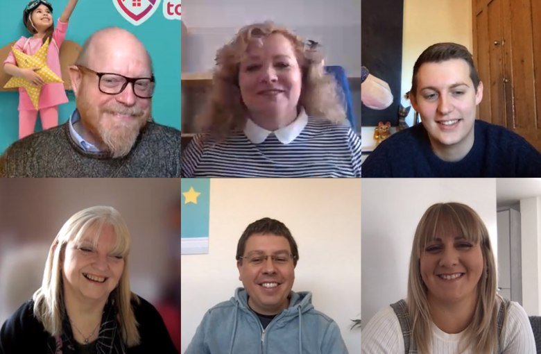 Our first online team photo