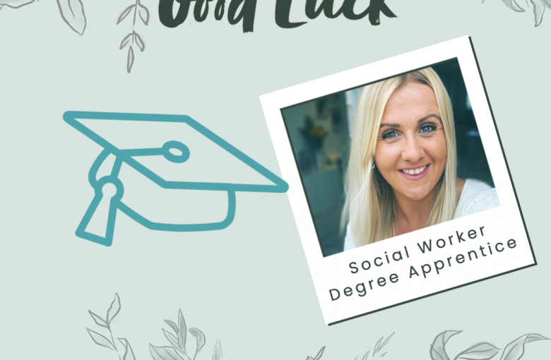 Good Luck to Rachael embarking on her Social Work Degree!