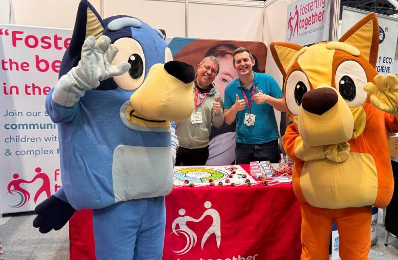 Meeting Bingo and Bluey!