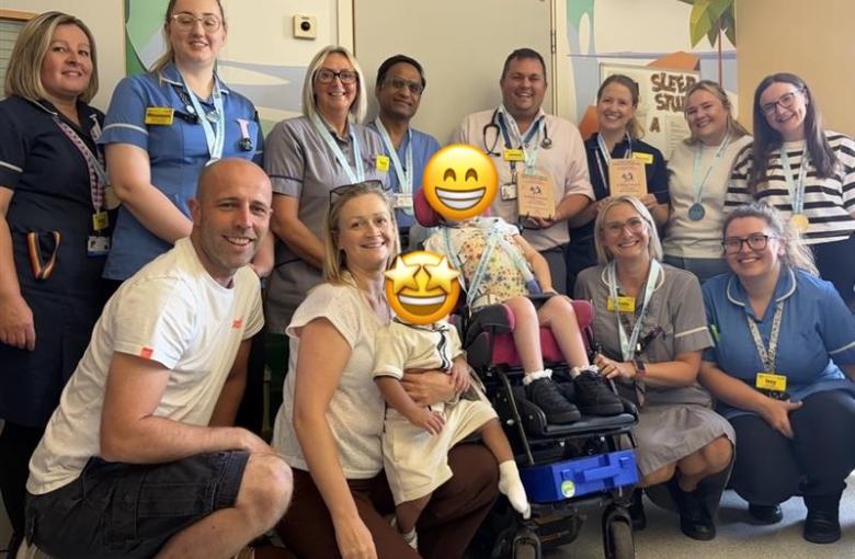 Family with the Hospital team!